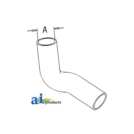 A & I Products Radiator Hose, Top 10" x2.5" x2.5" A-3596204M1